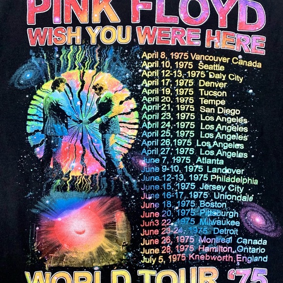 Pink Floyd Wish You Were Here 2019 Graphic T-shirt - Picture 7 of 9